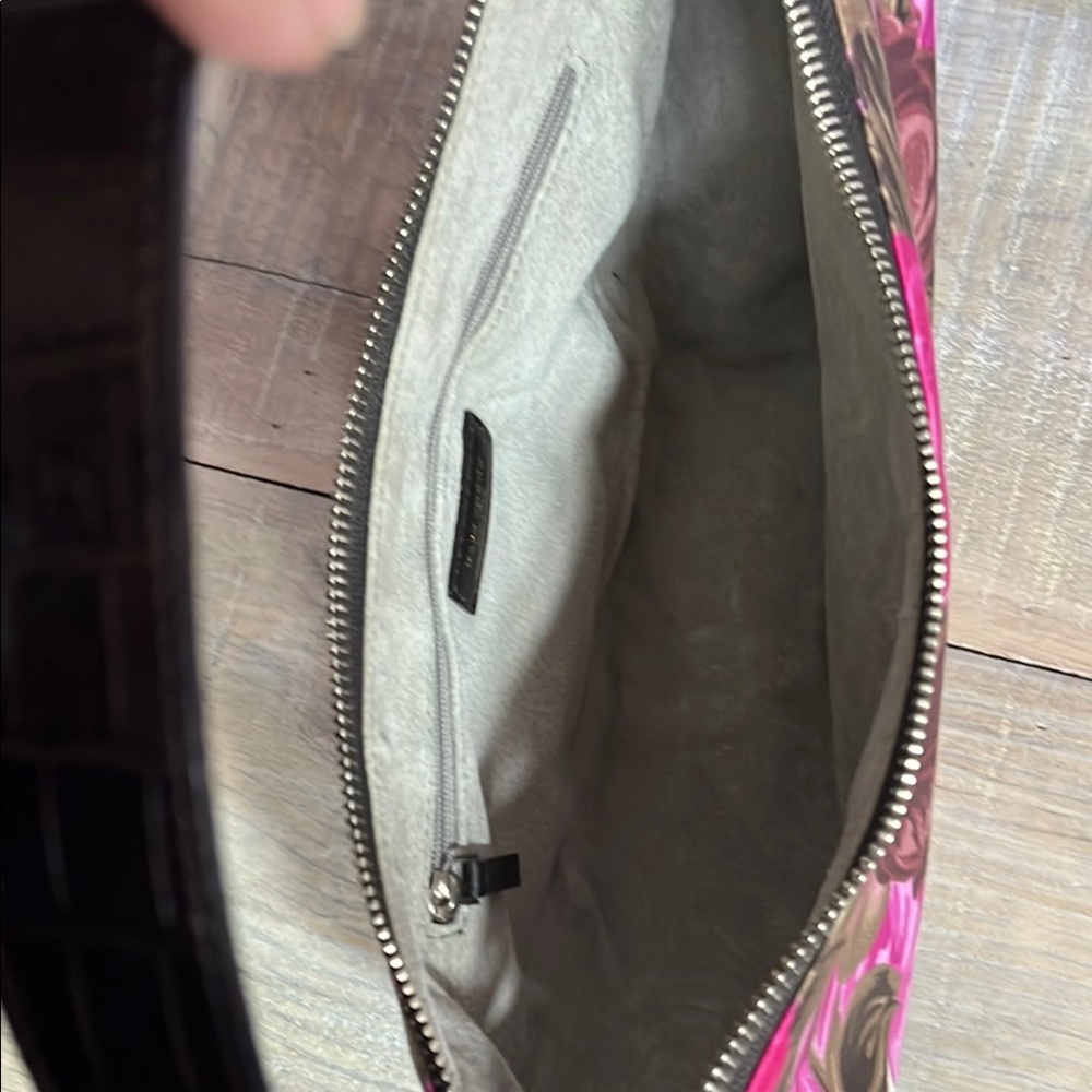 Kate Spade Pink and Brown Shoulder Bag with Botanical Print - Picture 5 of 11